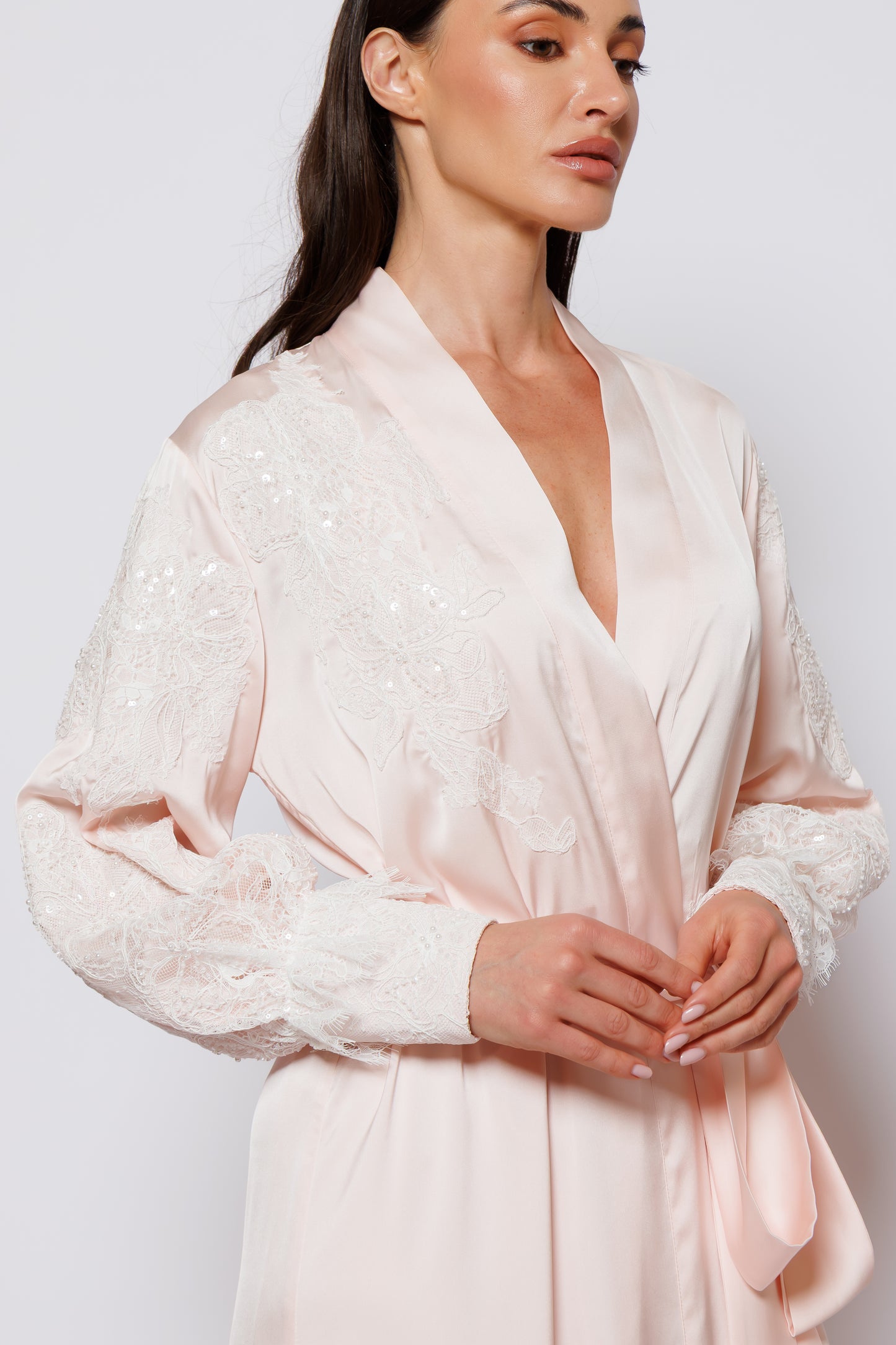 SILK NIGHTY AND ROBE