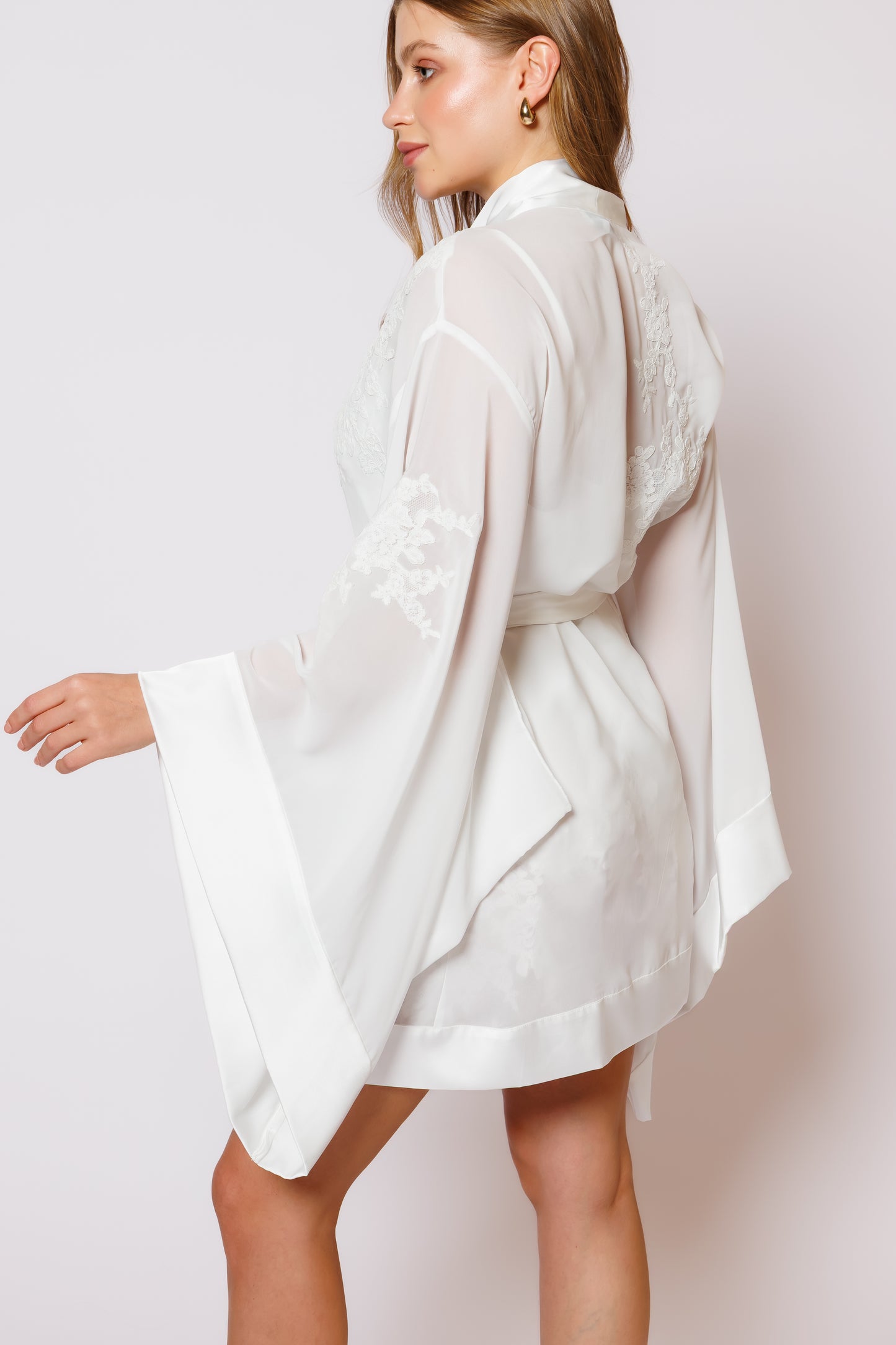 Baby doll with robe 26058