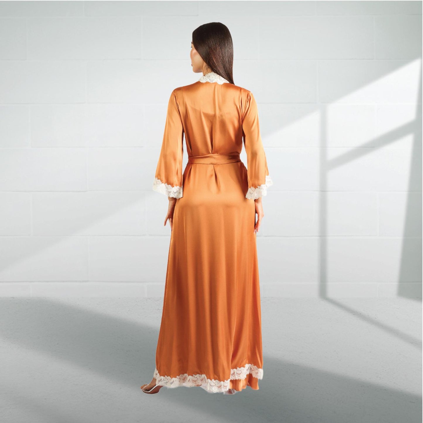 Silk nighty and robe 2424205