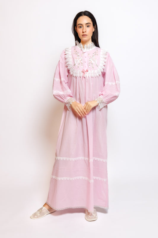 COTTON W/EMBROIDERY & LACE