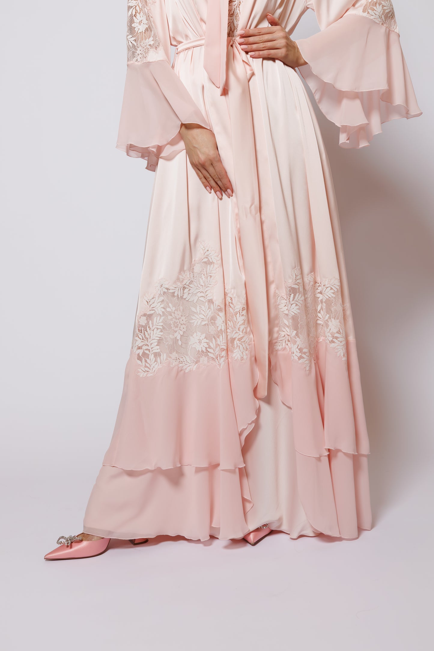 SET SILK PEACH COLOR