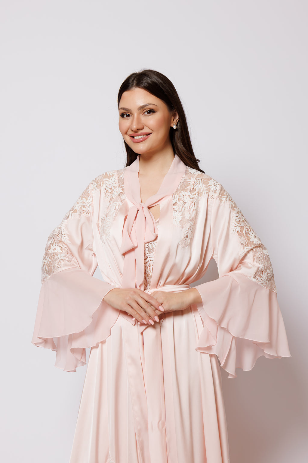 SET SILK PEACH COLOR
