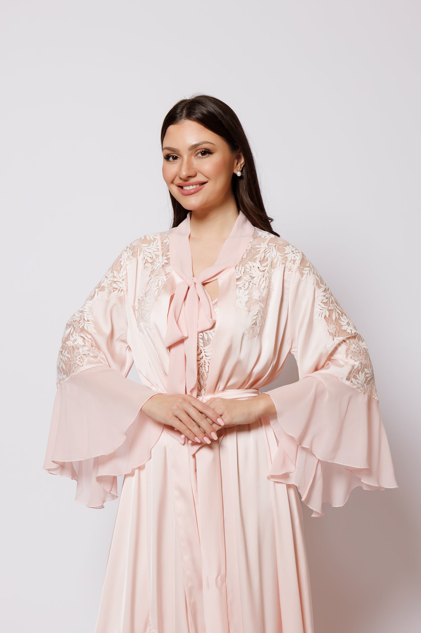 SET SILK PEACH COLOR
