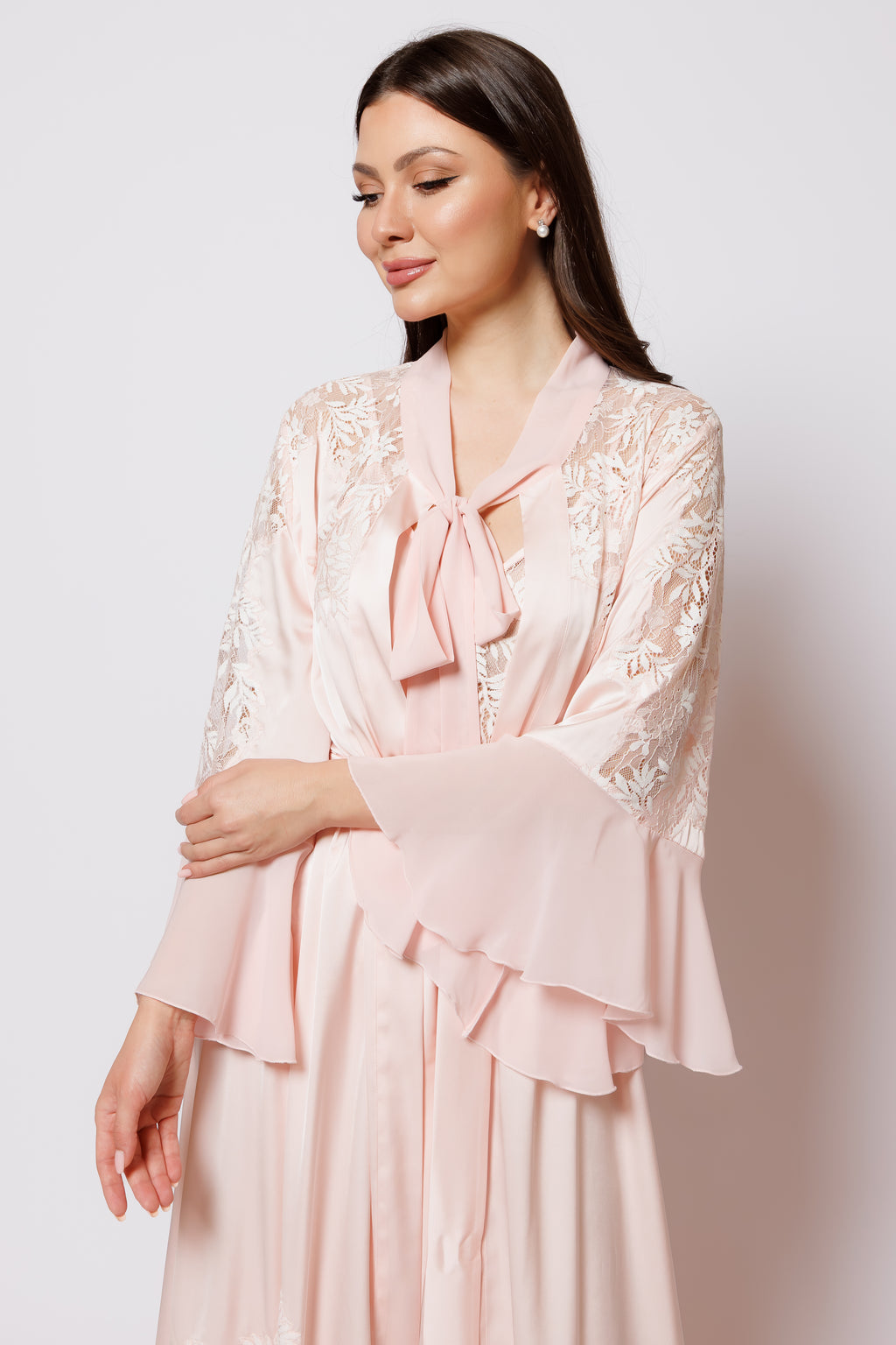 SET SILK PEACH COLOR