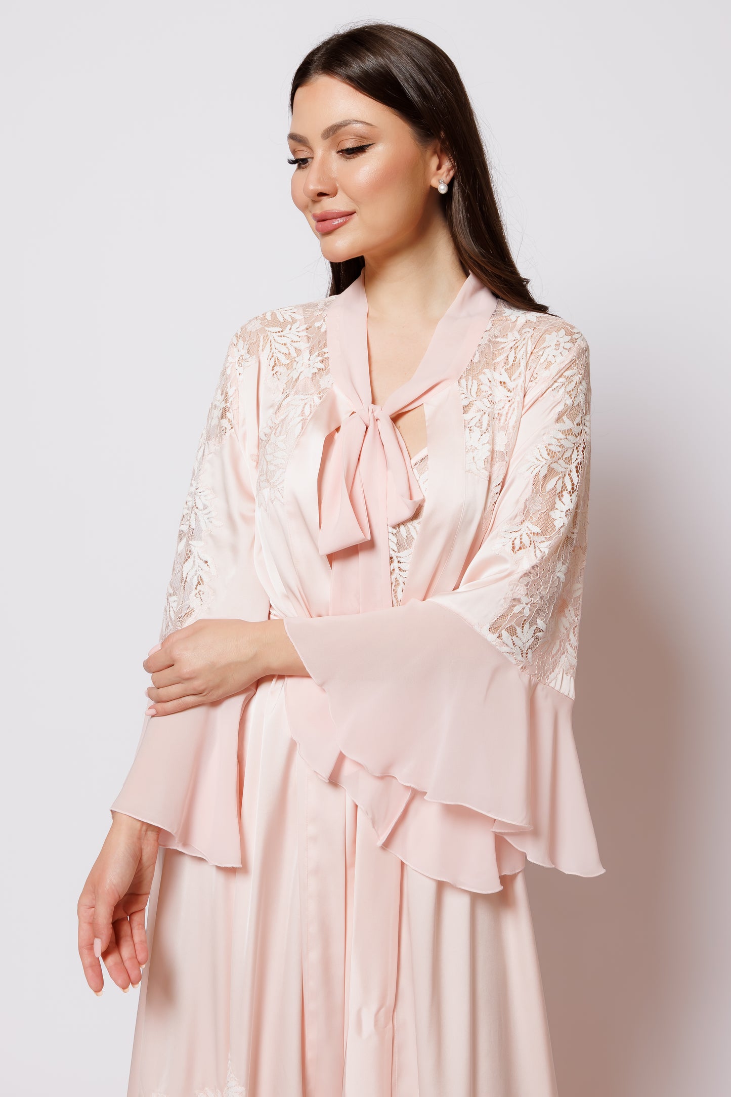 SET SILK PEACH COLOR