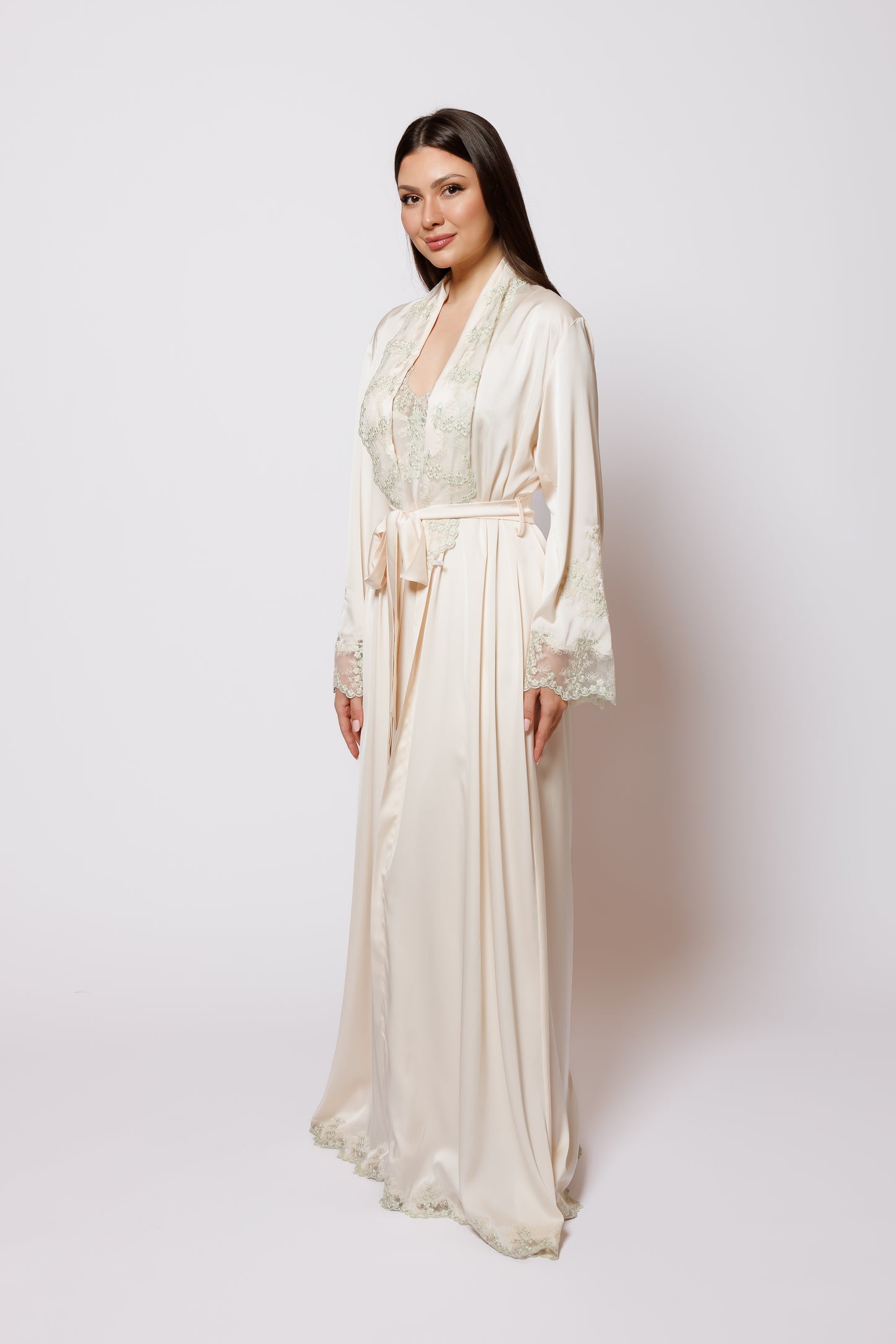 PURE SILK NIGHTY AND ROBE
