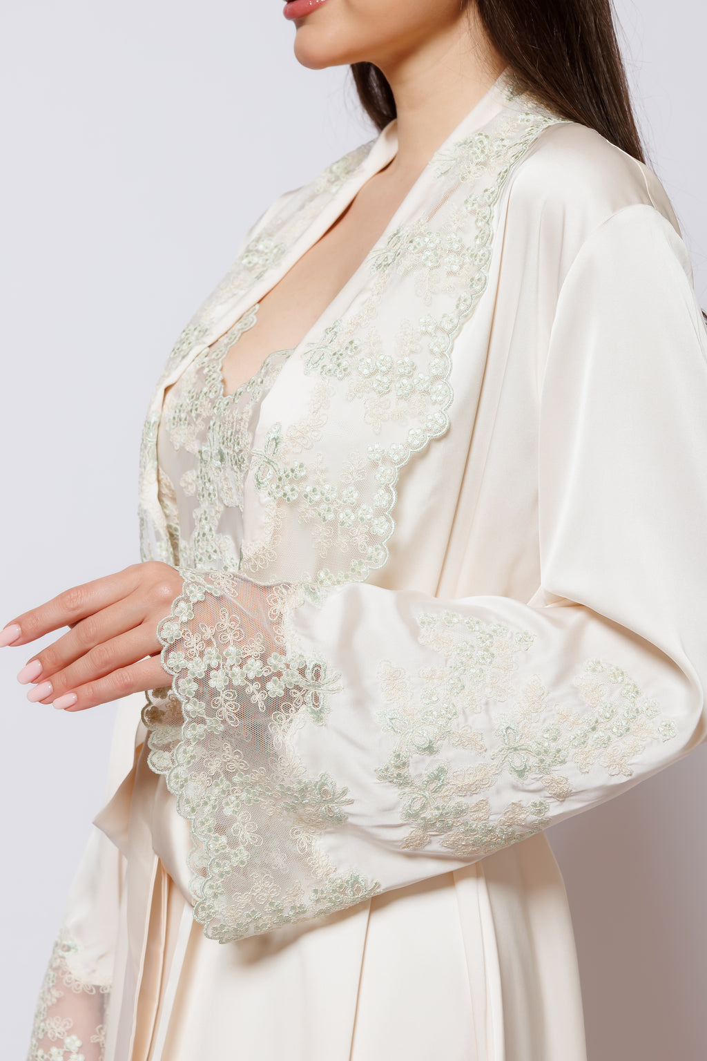 PURE SILK NIGHTY AND ROBE