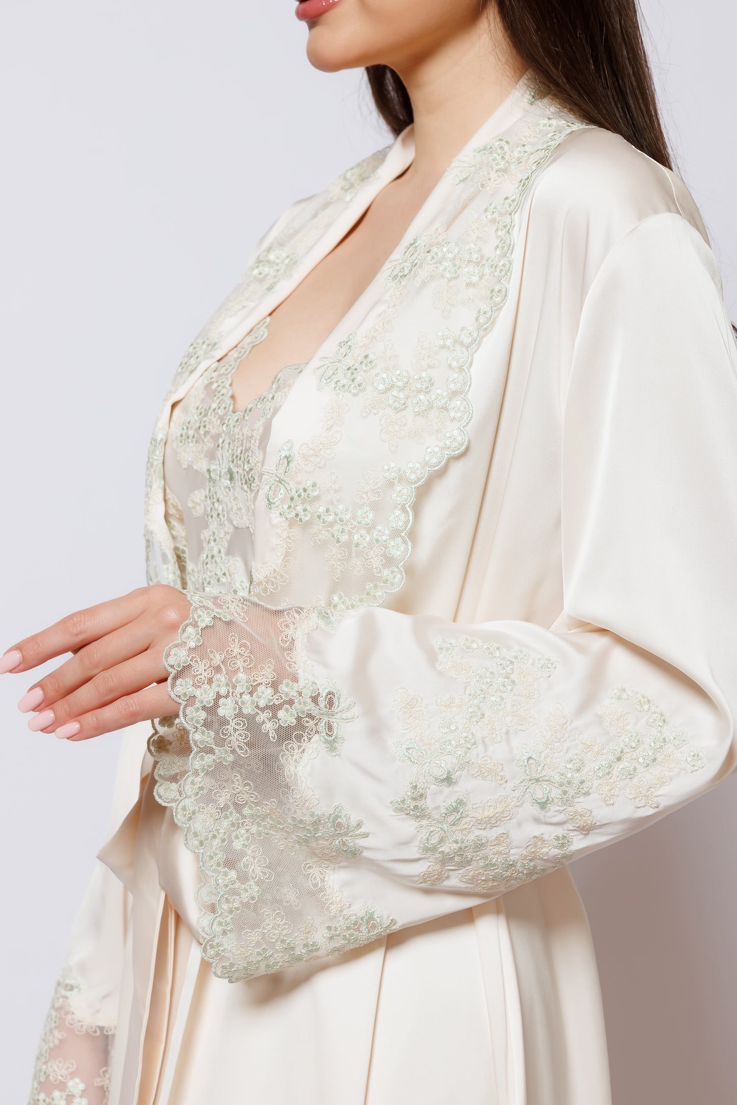 PURE SILK NIGHTY AND ROBE