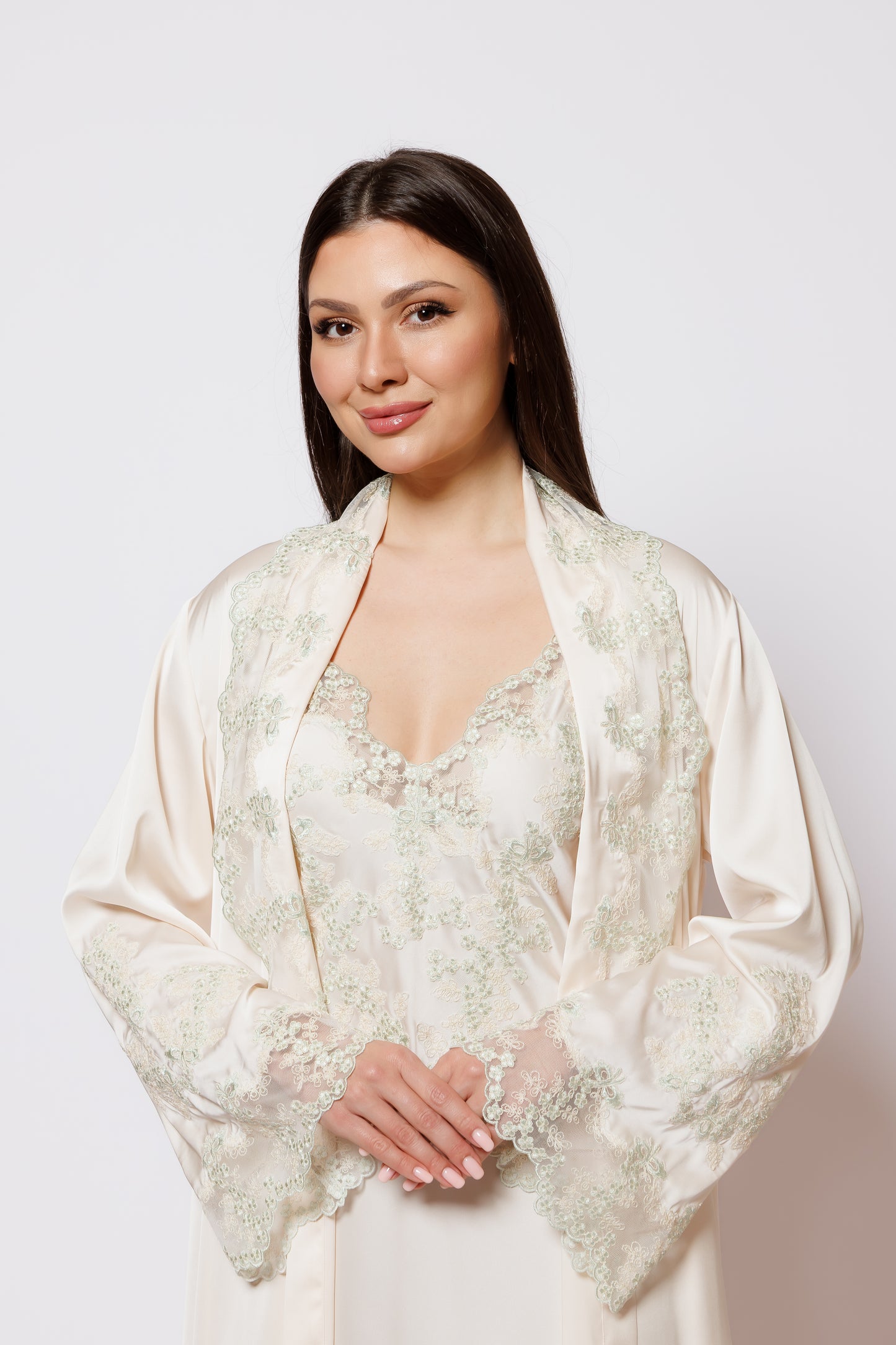 PURE SILK NIGHTY AND ROBE