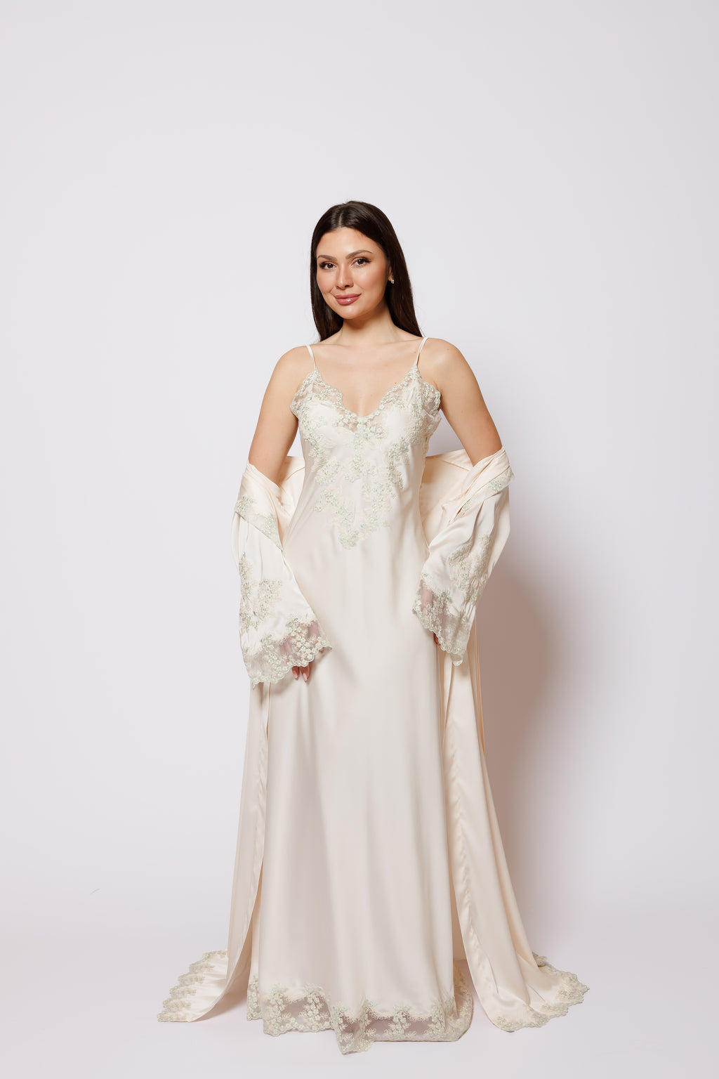 PURE SILK NIGHTY AND ROBE
