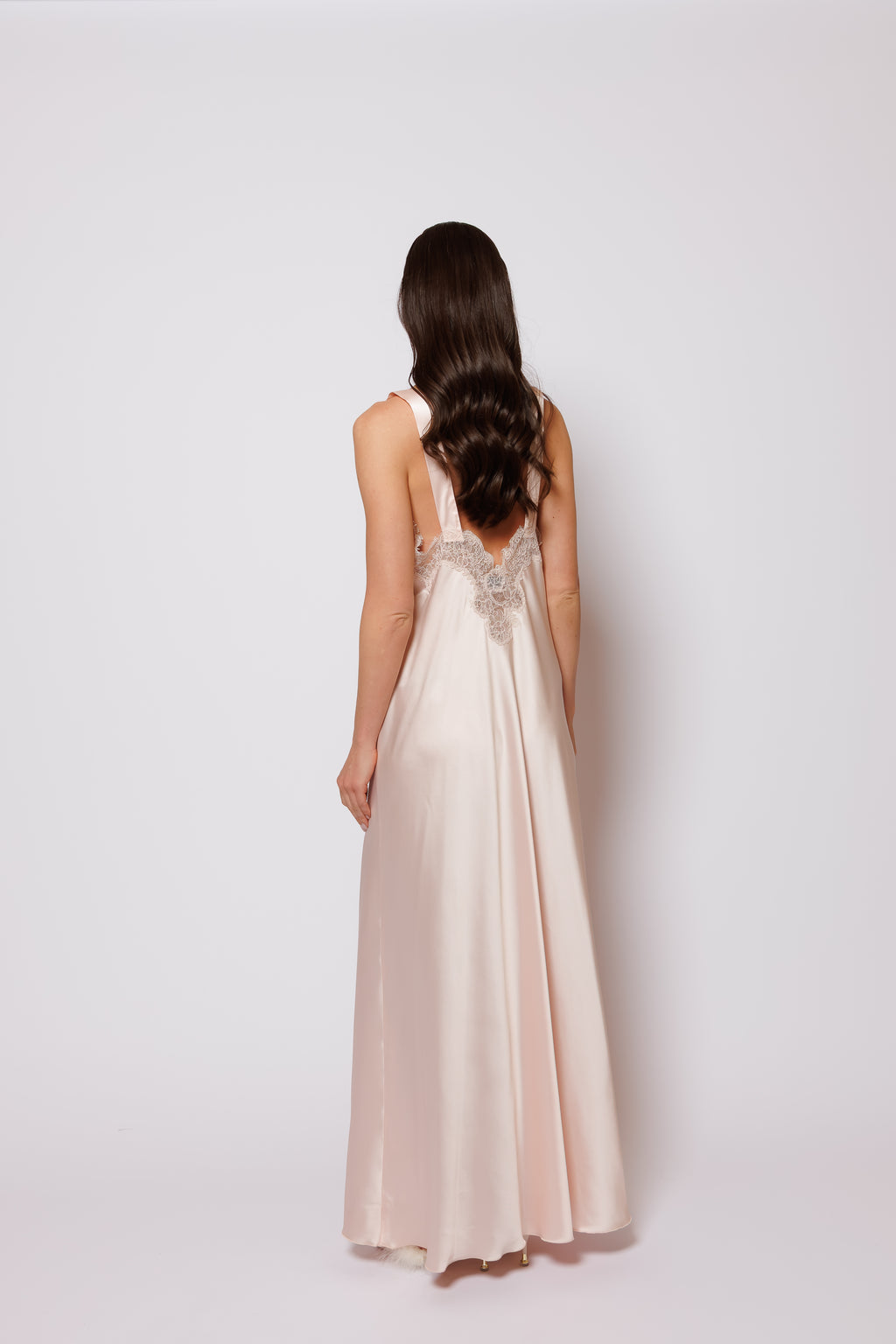 SILK AND CHIFFON NIGHTY AND ROBE
