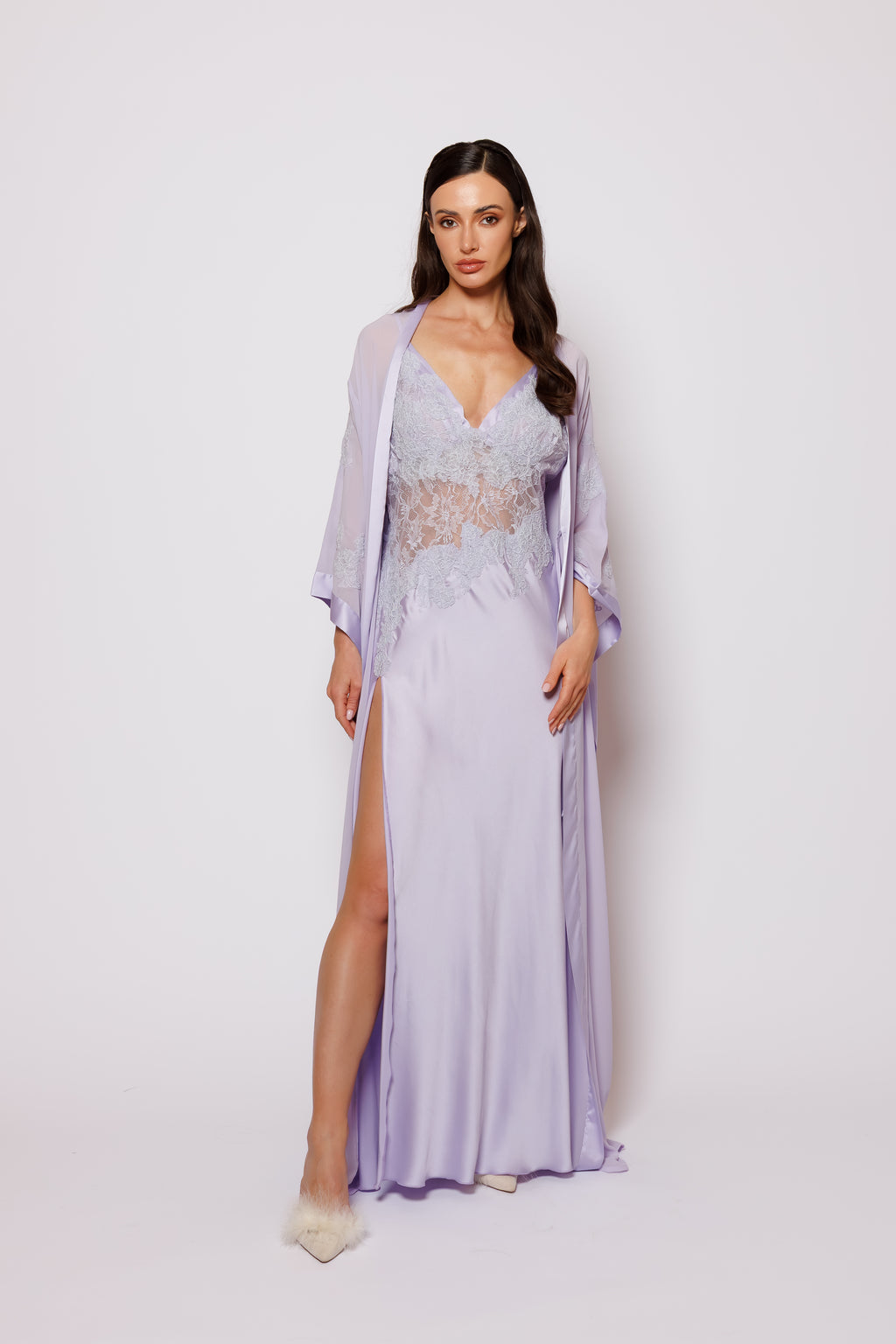 SET SILK PURPEL