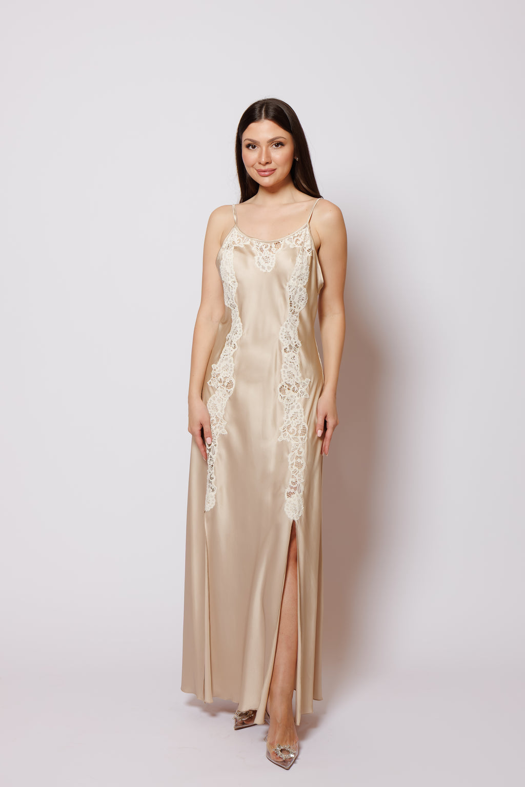 set silk of beige