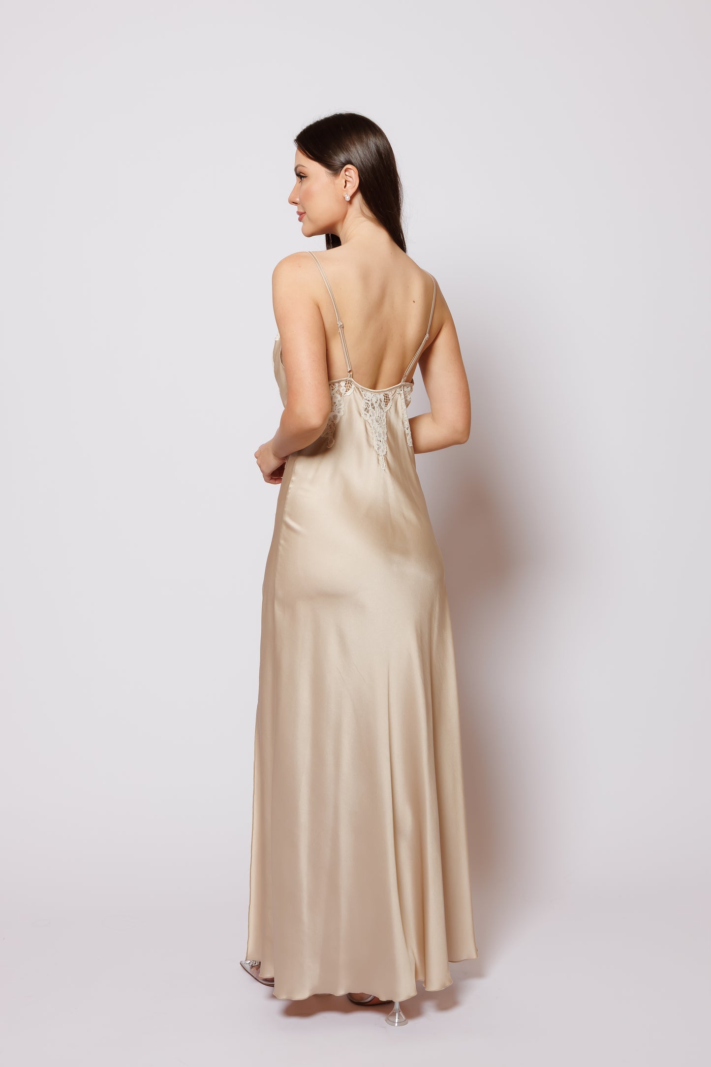 set silk of beige