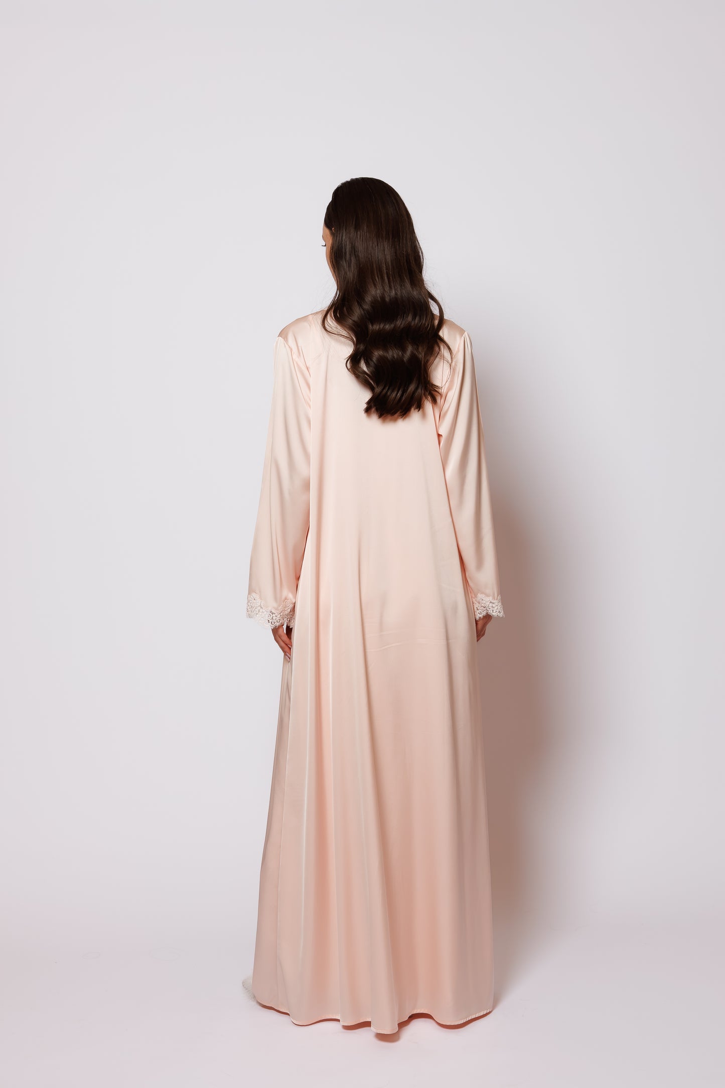 Silk nighty and robe