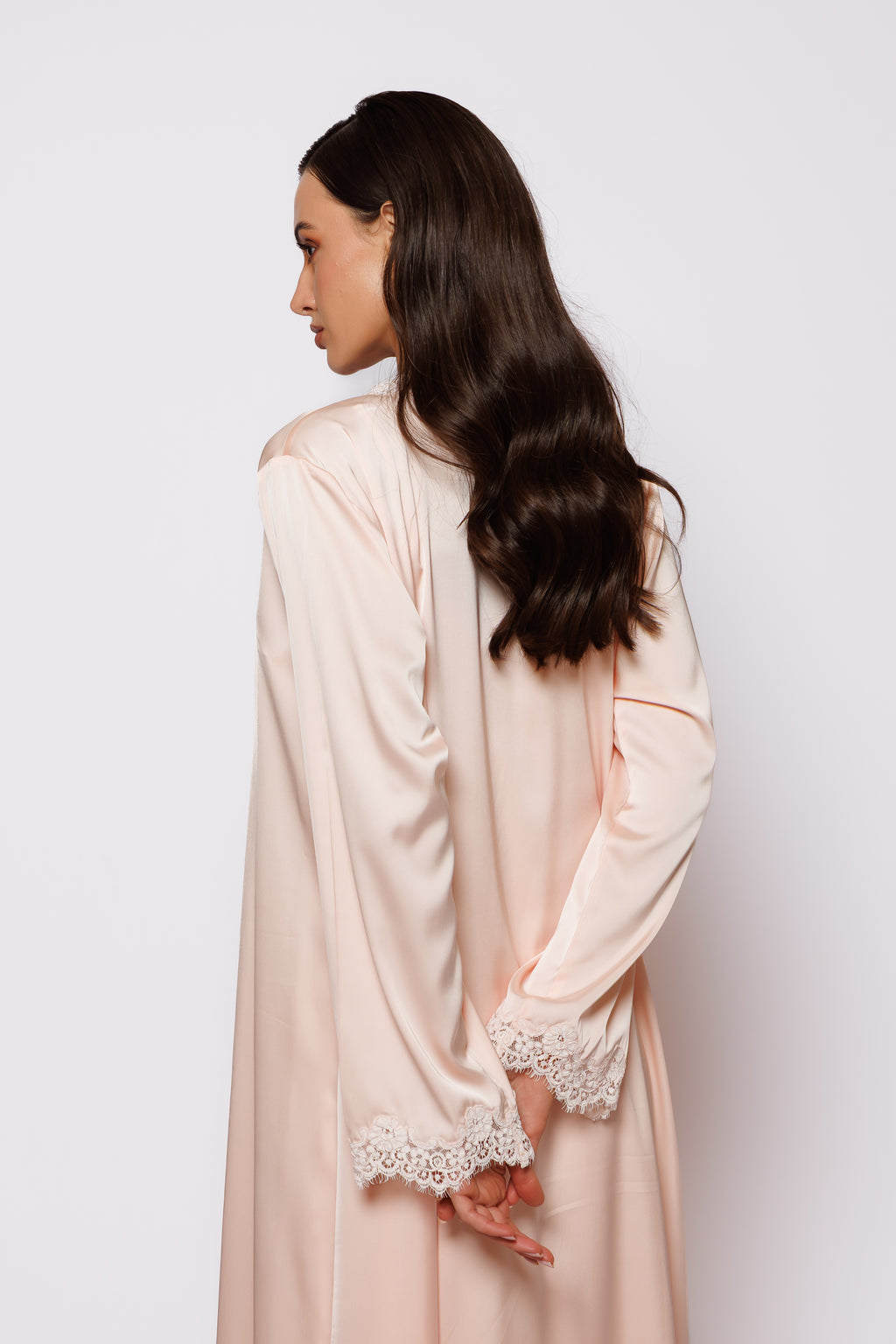 Silk nighty and robe