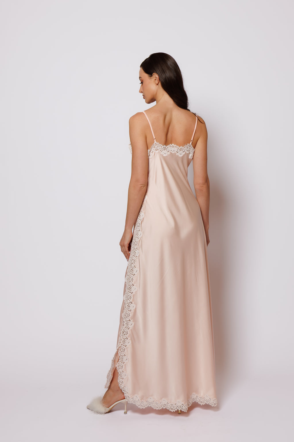 Silk nighty and robe
