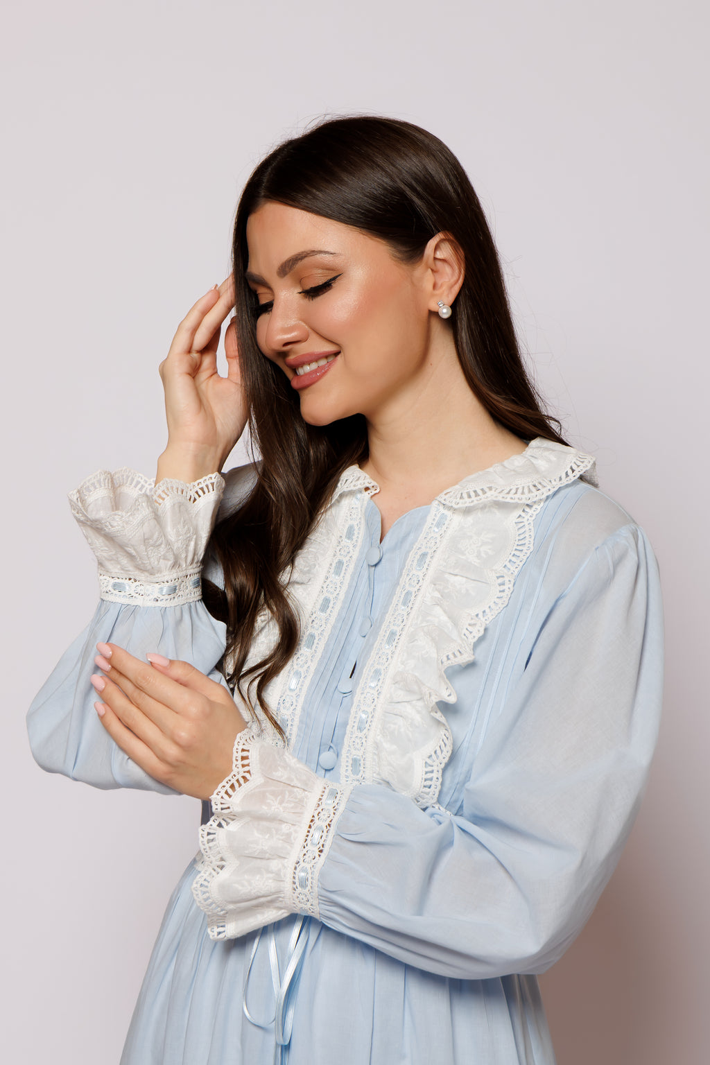set cotton blue