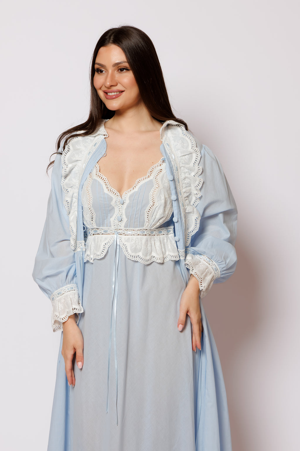 set cotton blue