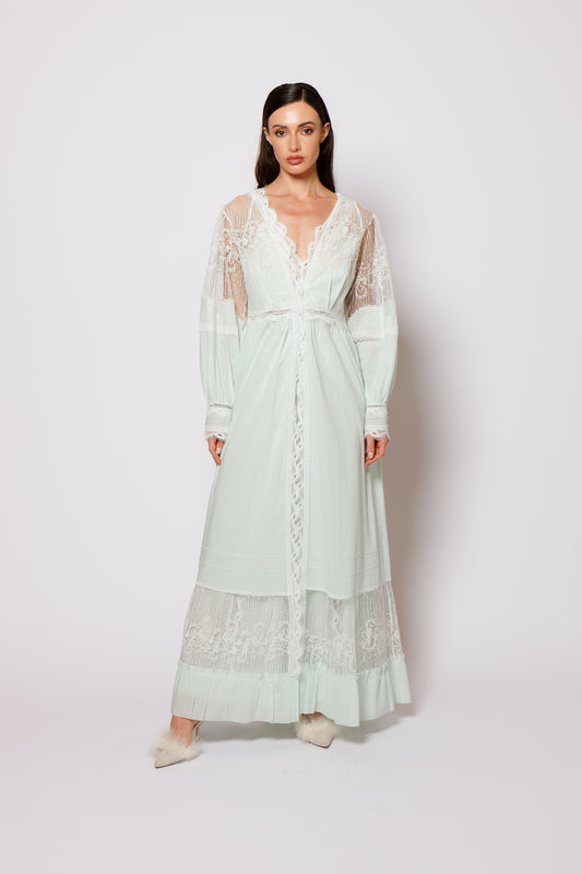 COTTON NIGHTY AND ROBE