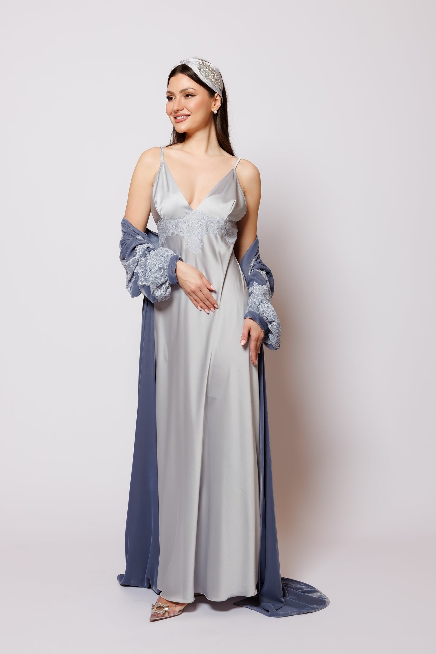 set nightgown velvet