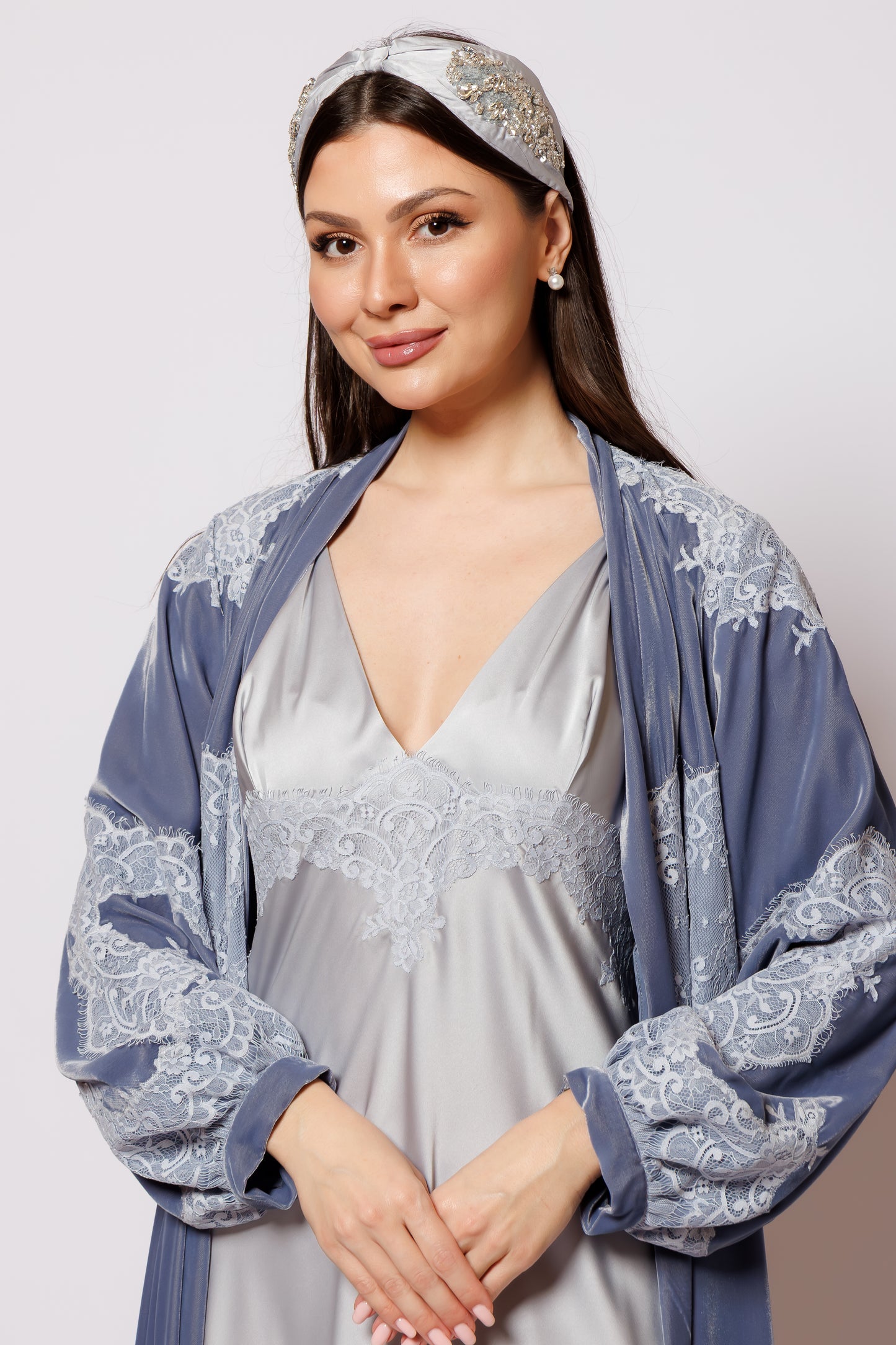 set nightgown velvet