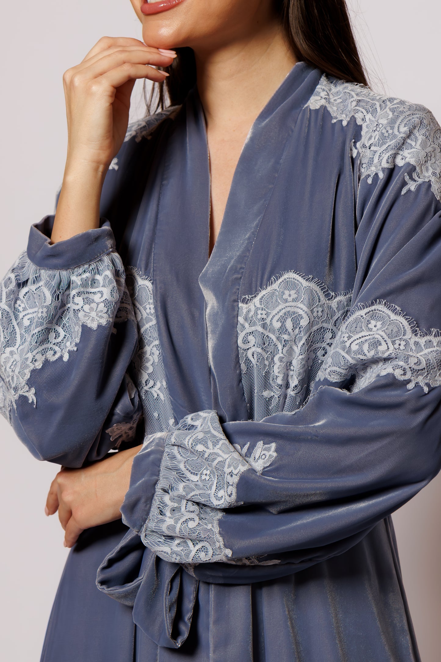 set nightgown velvet