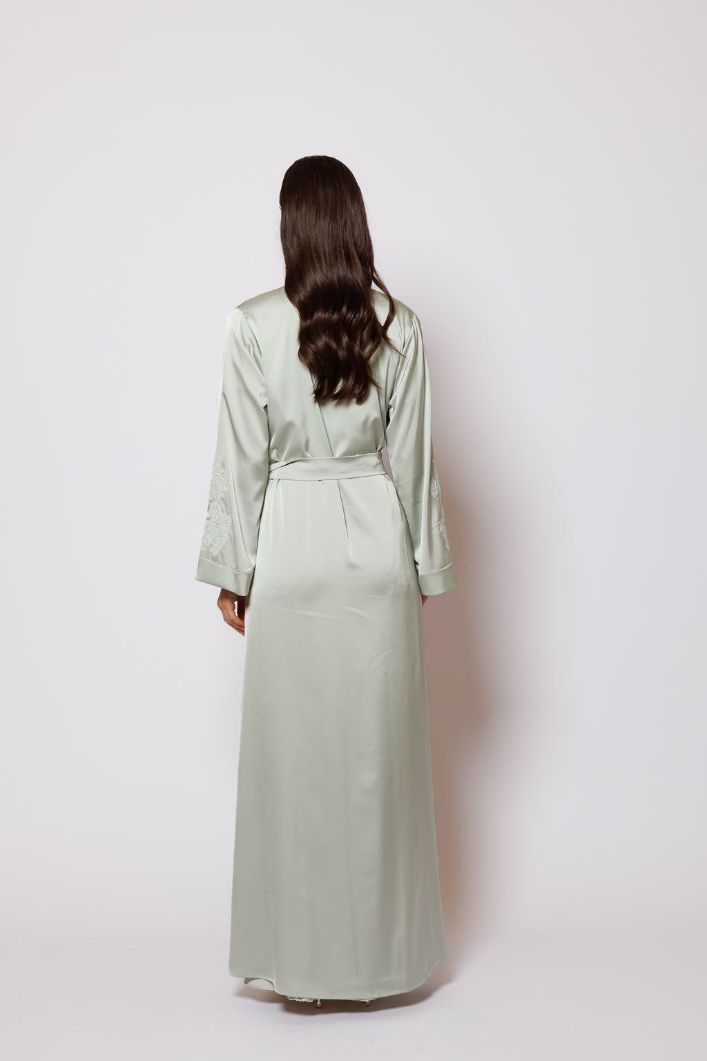 set of silk green color 26005