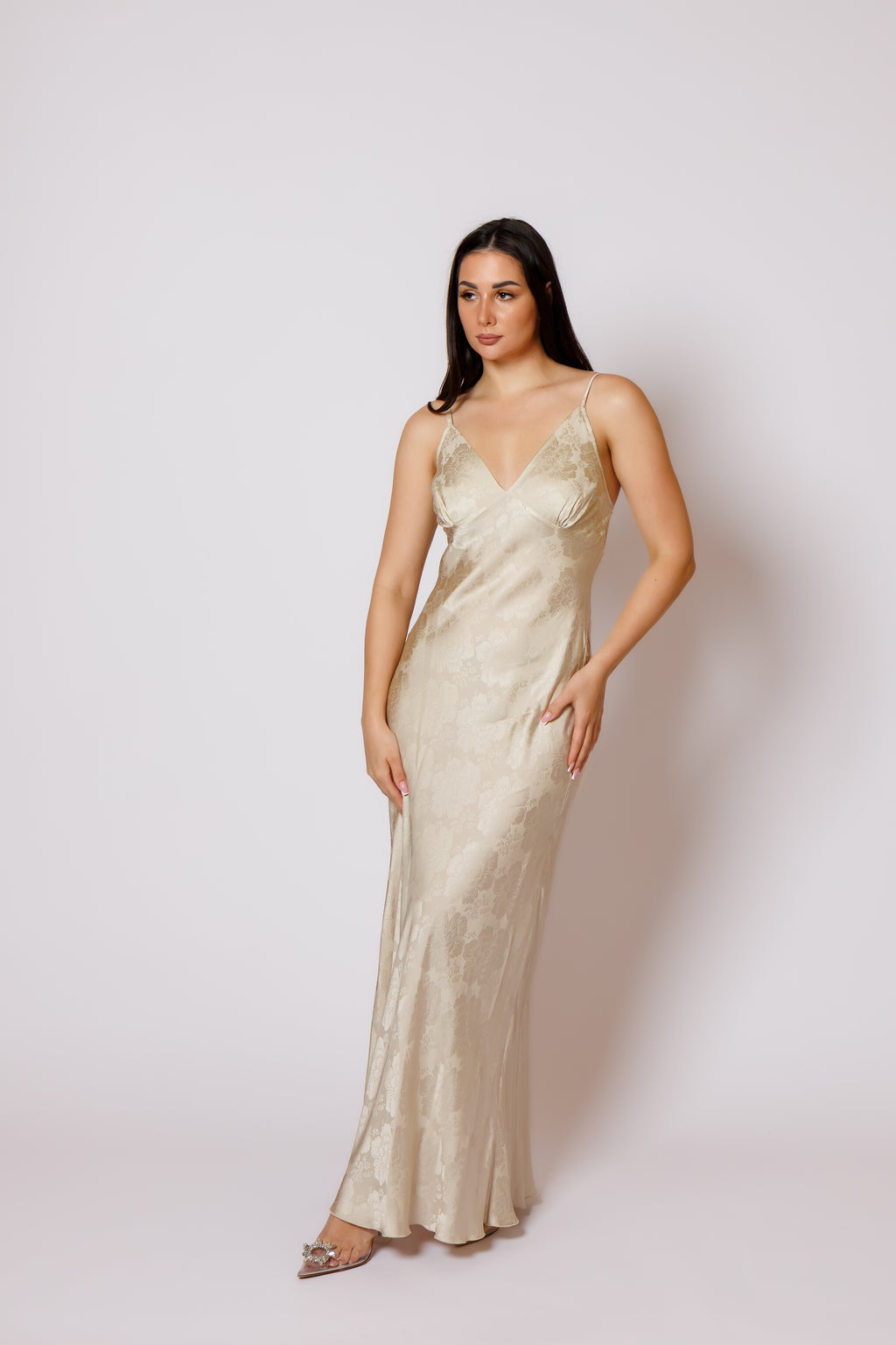 silk nighty and robe 26020