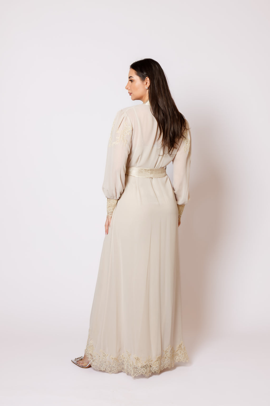 silk nighty and robe 26020