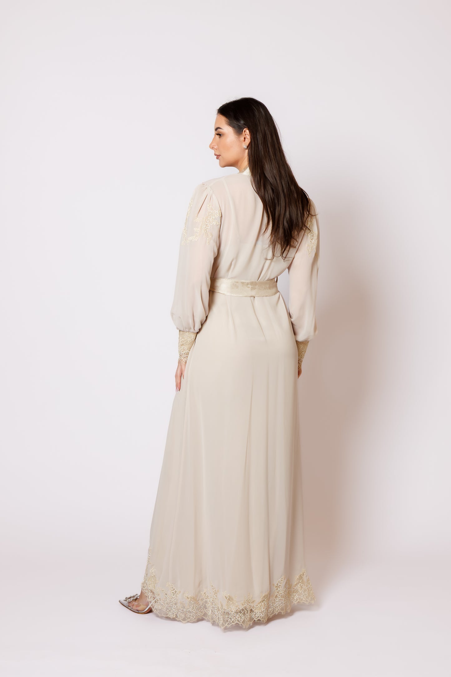 silk nighty and robe 26020