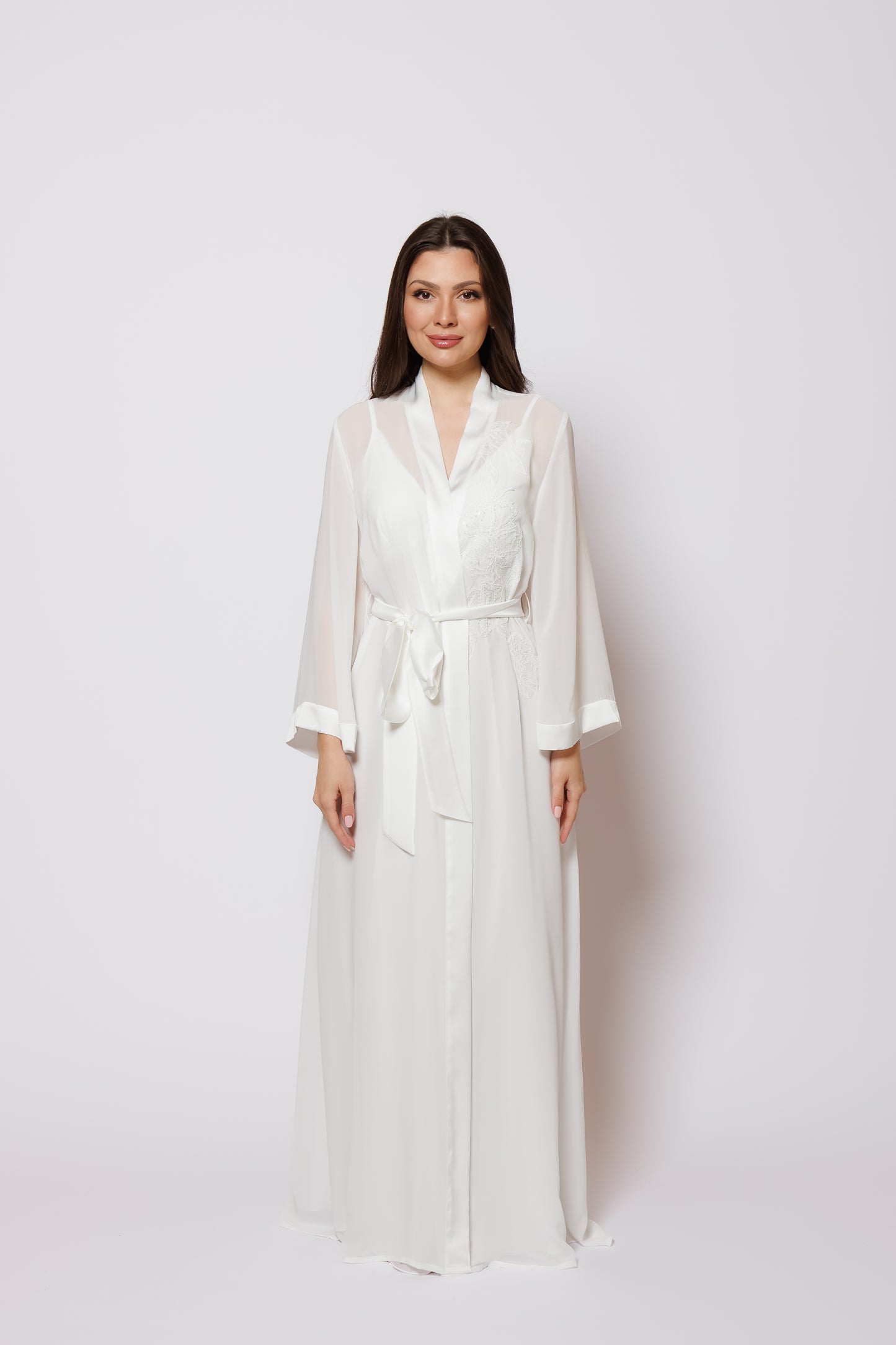 SILK NIGHTY AND ROBE