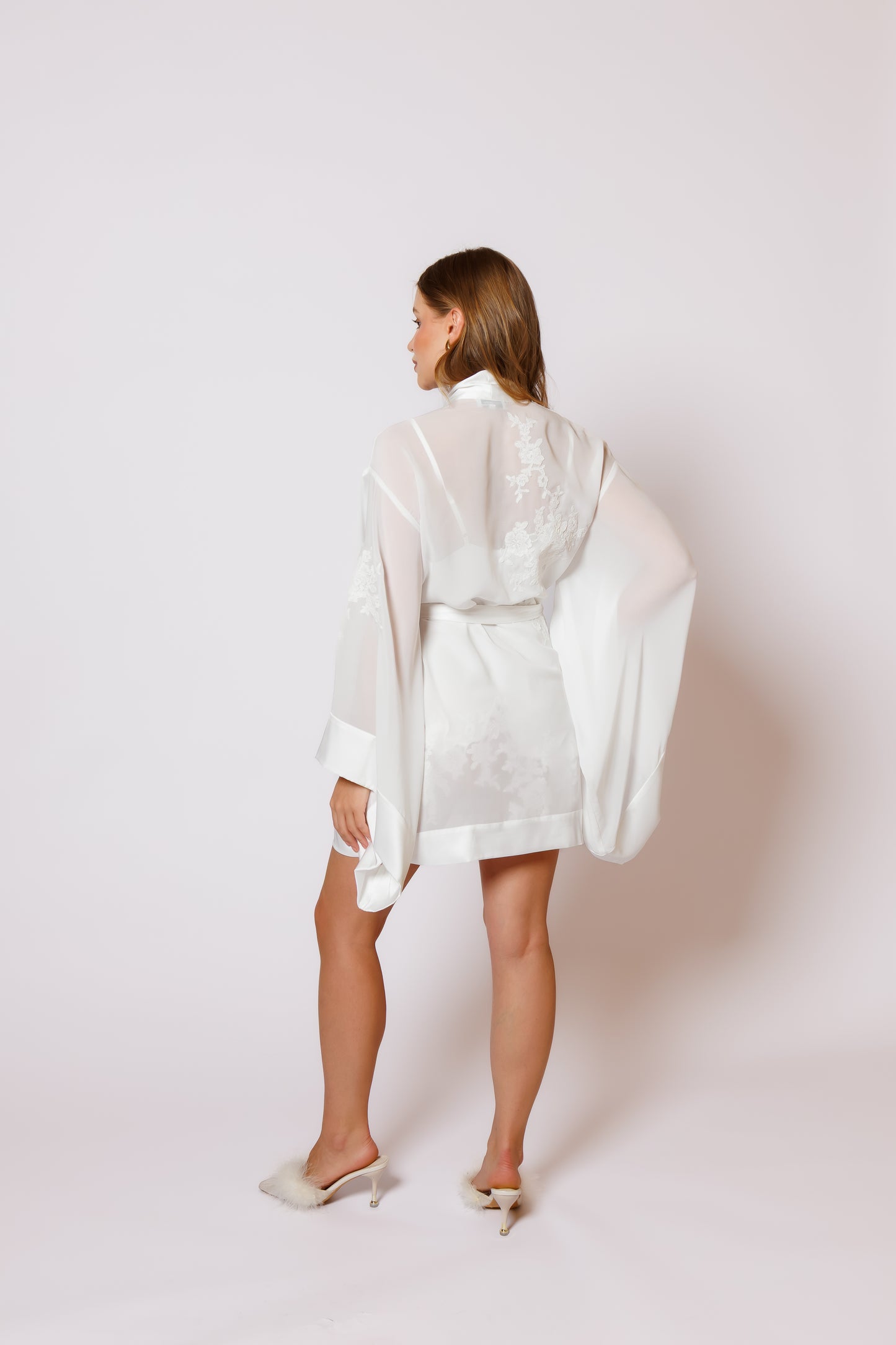 Baby doll with robe 26058