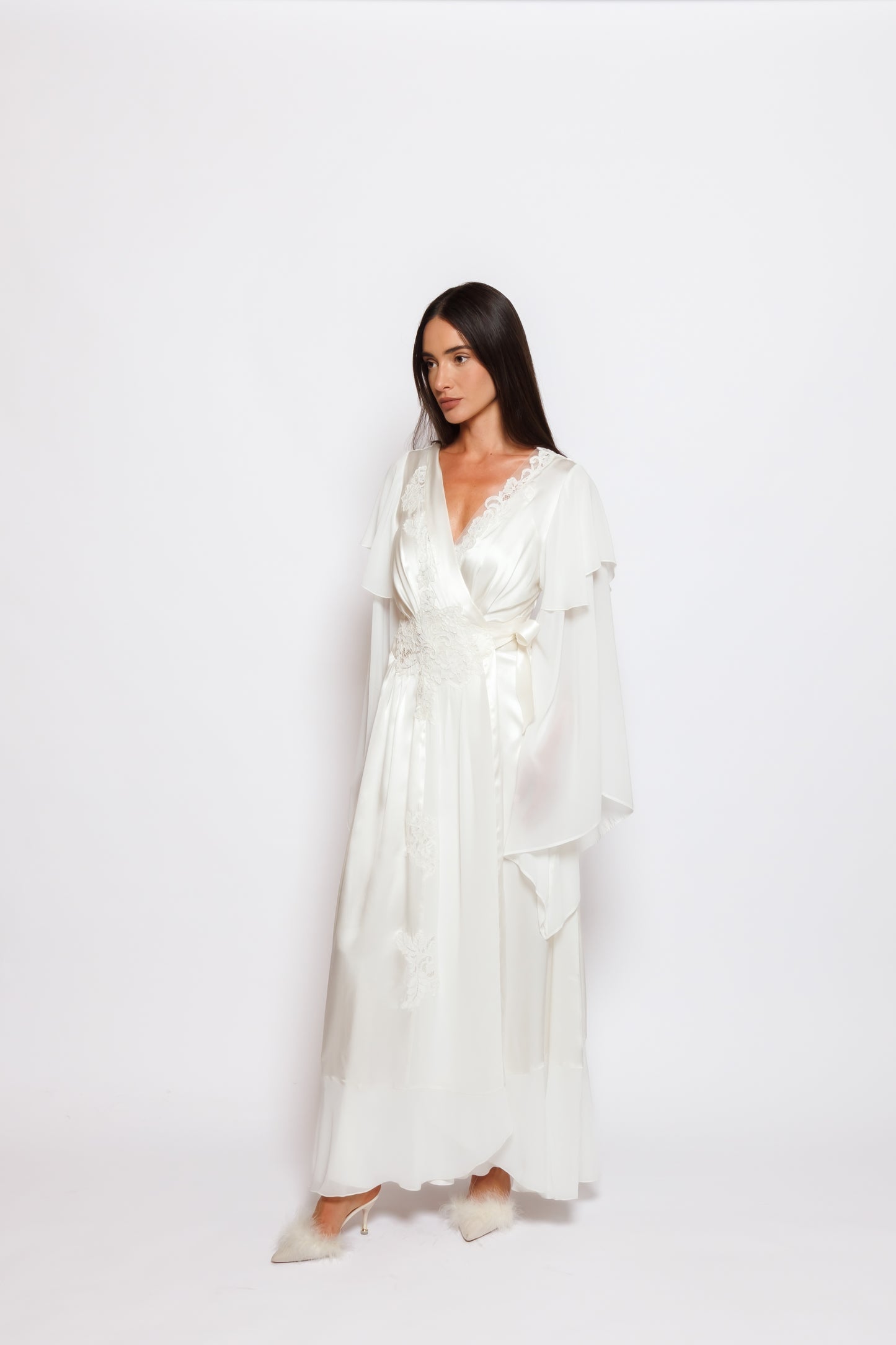 SILK NIGHTY AND ROBE
