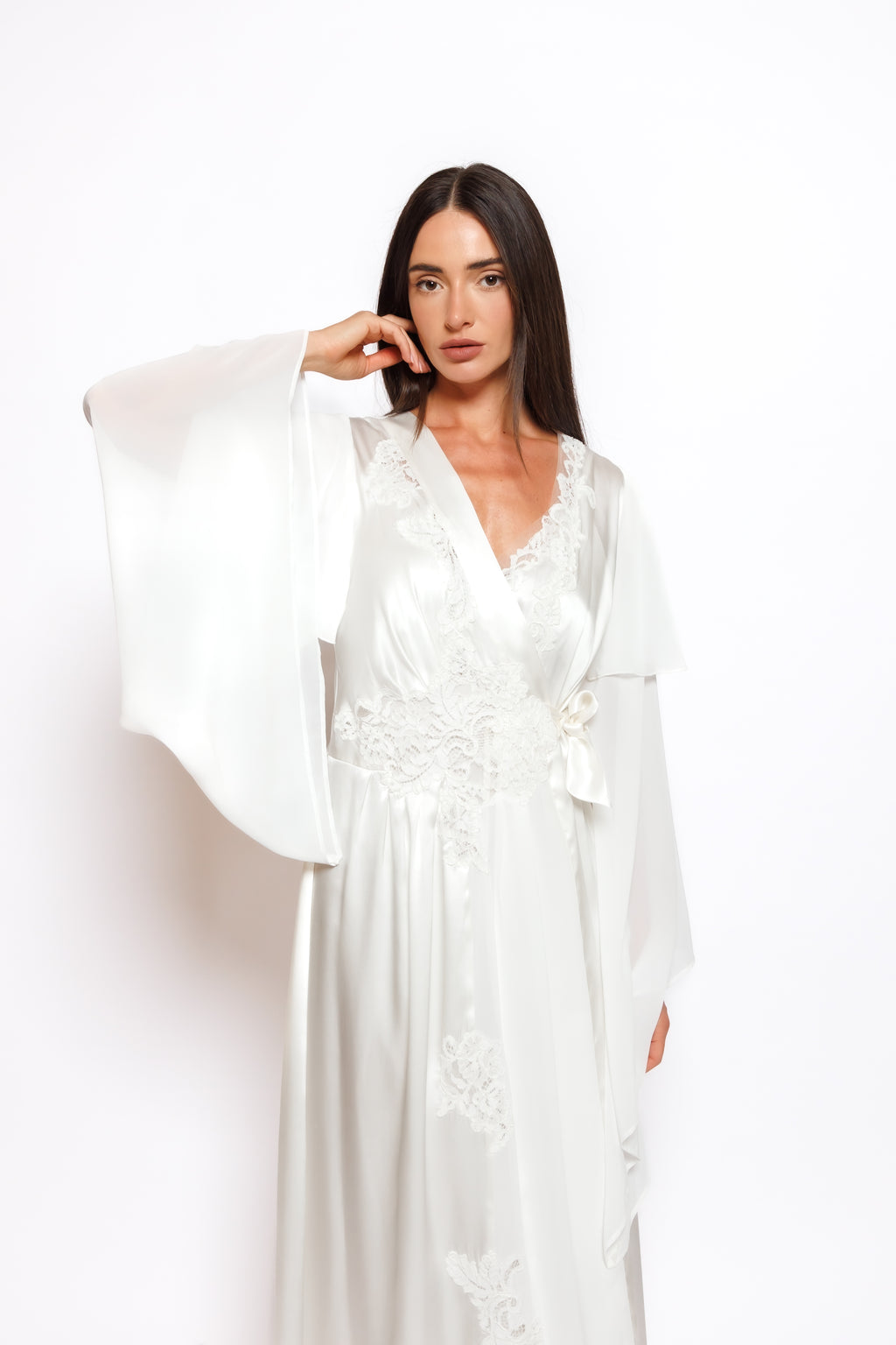 SILK NIGHTY AND ROBE