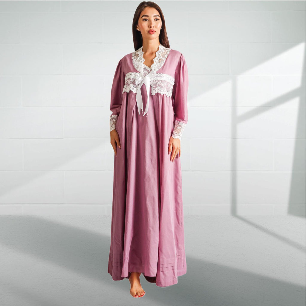 Cotton dress with robe 2323607