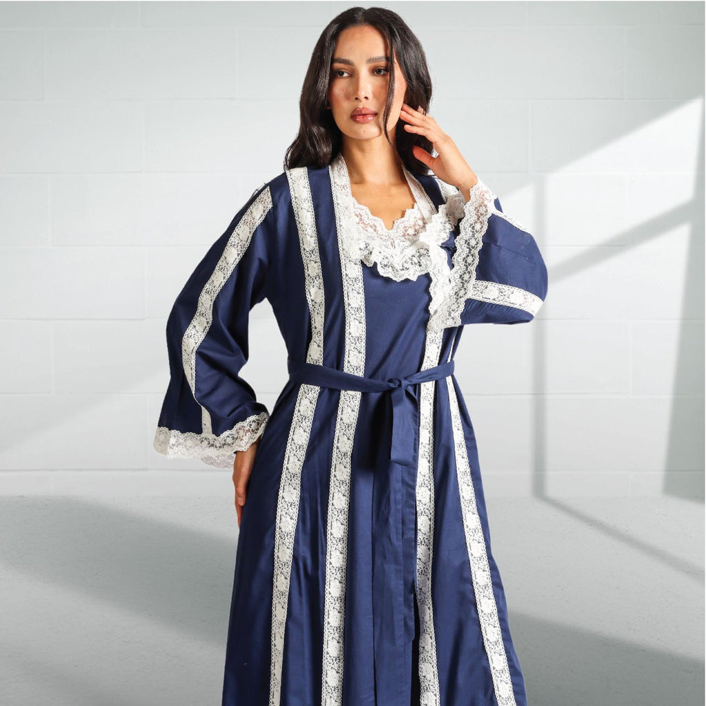 Cotton dress with robe 2424130