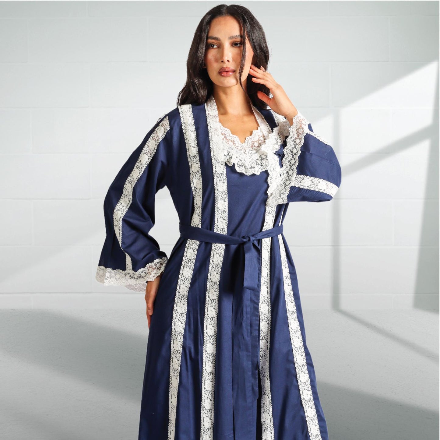 Cotton dress with robe 2424130