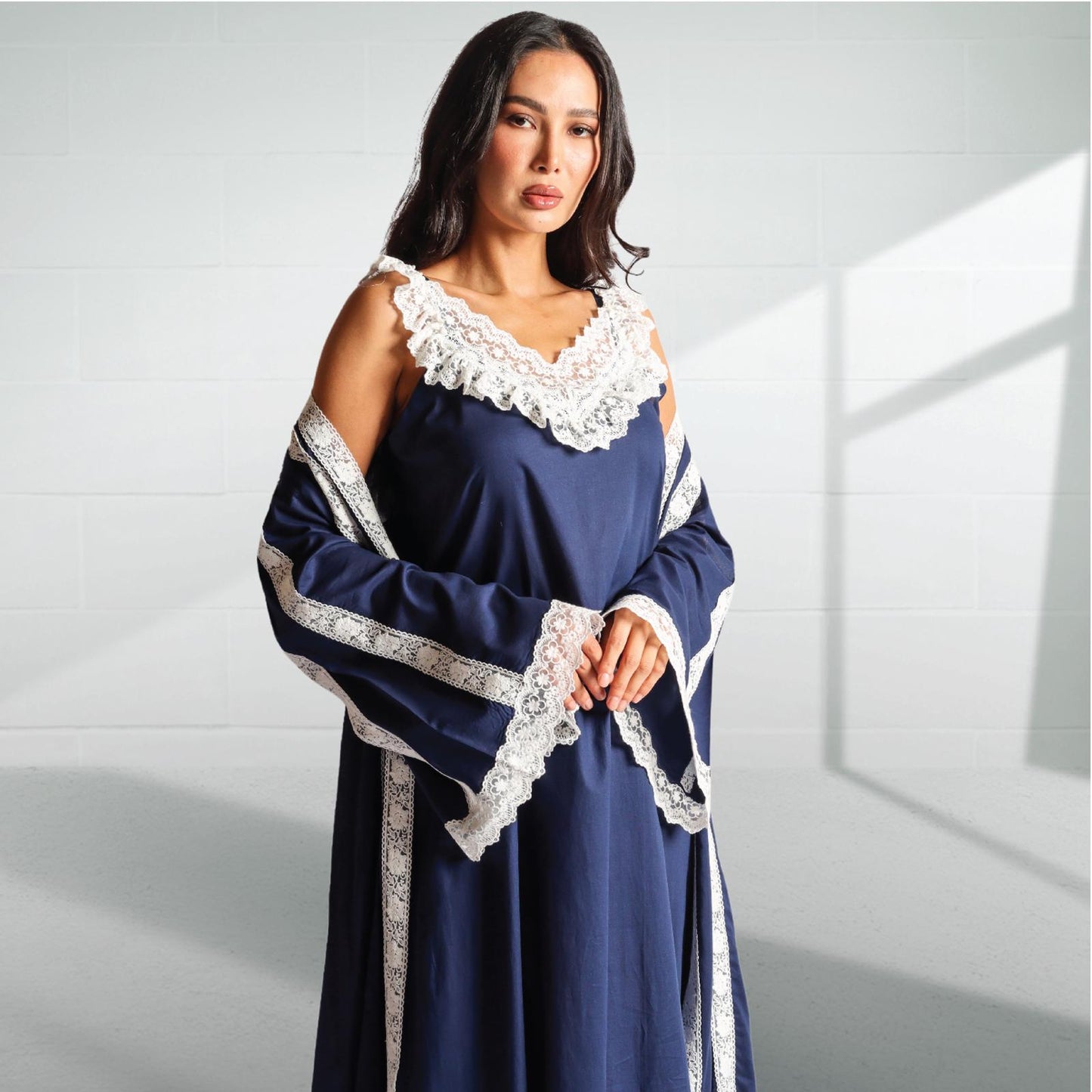 Cotton dress with robe 2424130